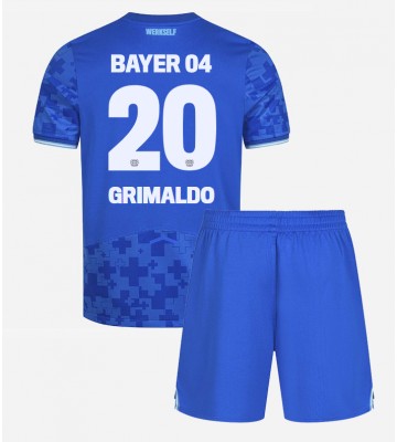 Bayer Leverkusen Alejandro Grimaldo #20 Tredjetrøje Børn 2025-26 Kortærmet (+ Korte bukser)